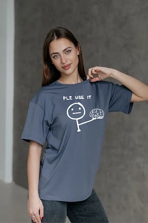 CADILA Women's Loose Fit Half Sleeve Cotton T-Shirt