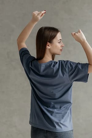 CADILA Women's Loose Fit Half Sleeve Cotton T-Shirt