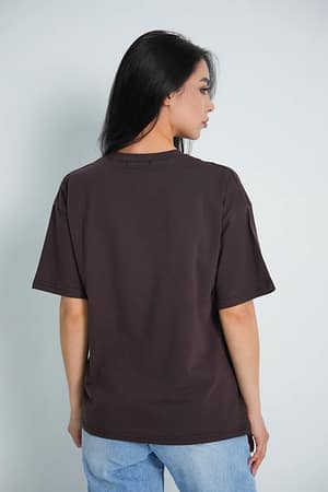 CADILA Women's Loose Fit Half Sleeve Cotton T-Shirt