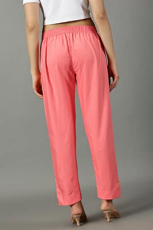 CADILA Women's Cotton Drawstring Rayon Pants