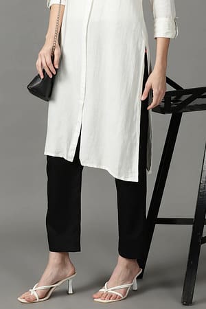 CADILA Women's Cotton Drawstring Rayon Pants